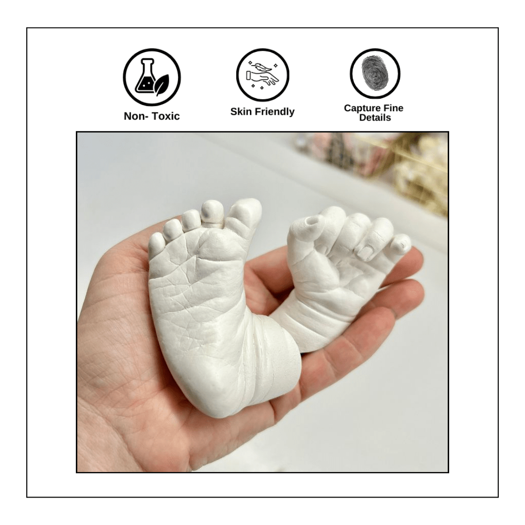 3D Baby Casting Kit with Frame Box (10inch shadow box 2Impressions). My Store