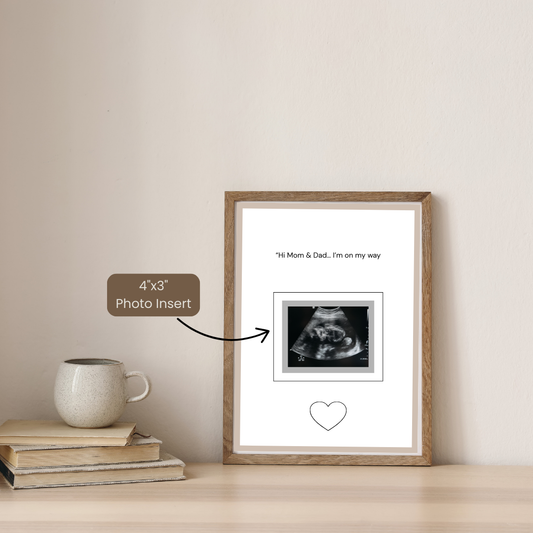 Baby Ultrasound Memory Frame - Precious Keepsake for Forever