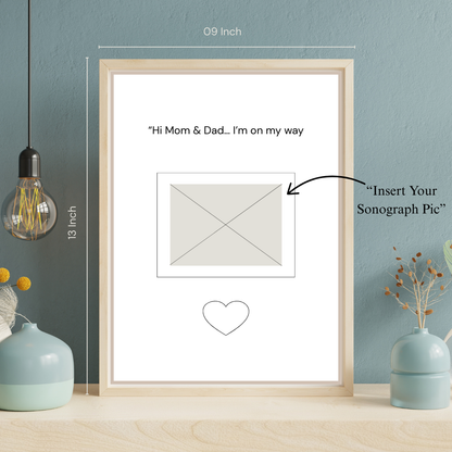 Baby Ultrasound Memory Frame - Precious Keepsake for Forever