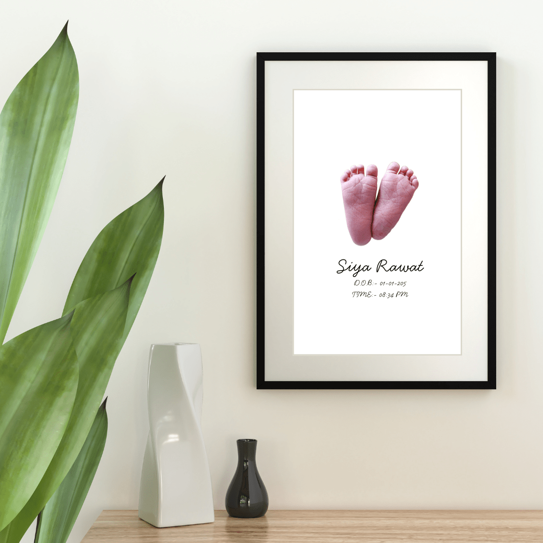 Baby Feet Photo frame (12X18 inches) Decent Articles 
