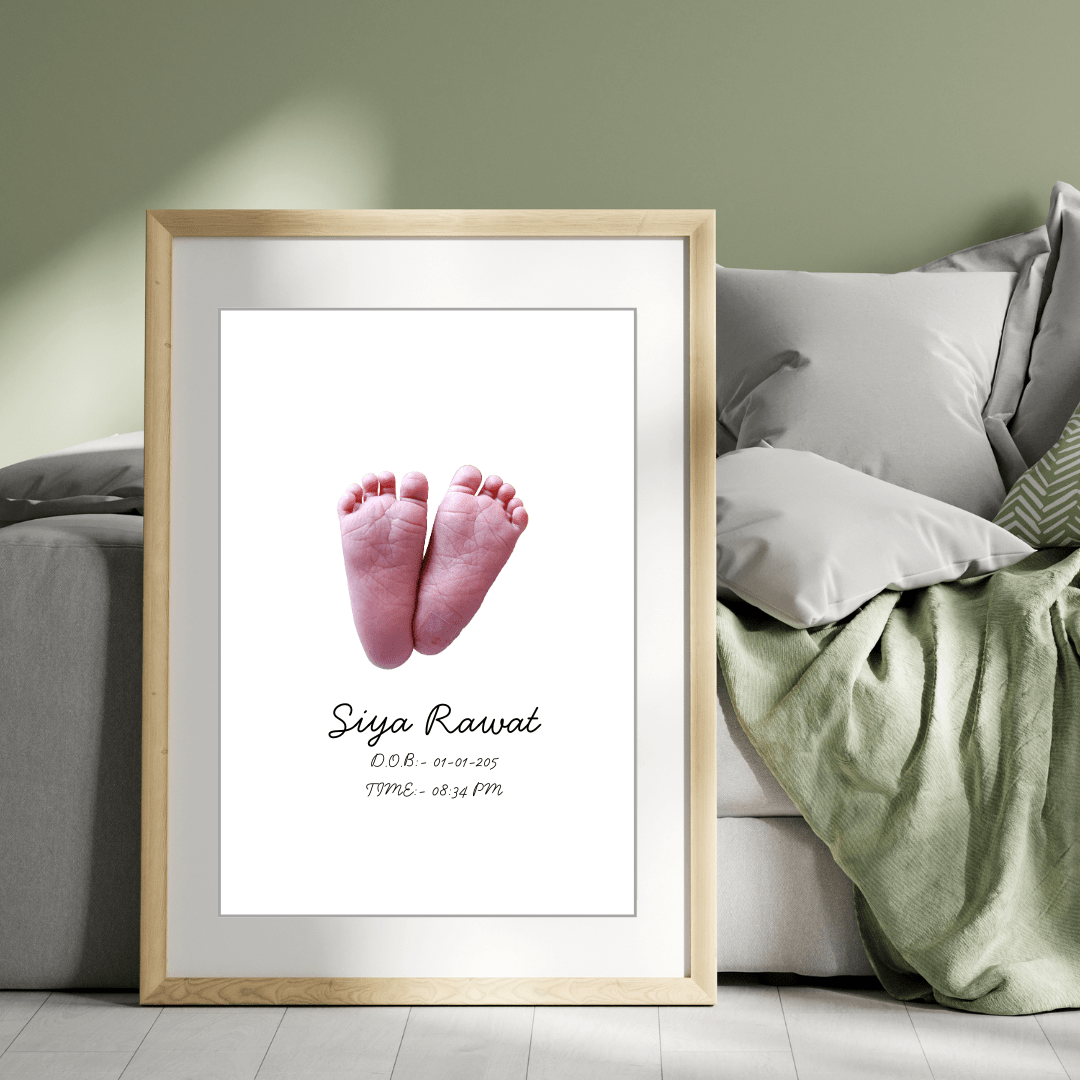 Baby Feet Photo frame (12X18 inches) Decent Articles 