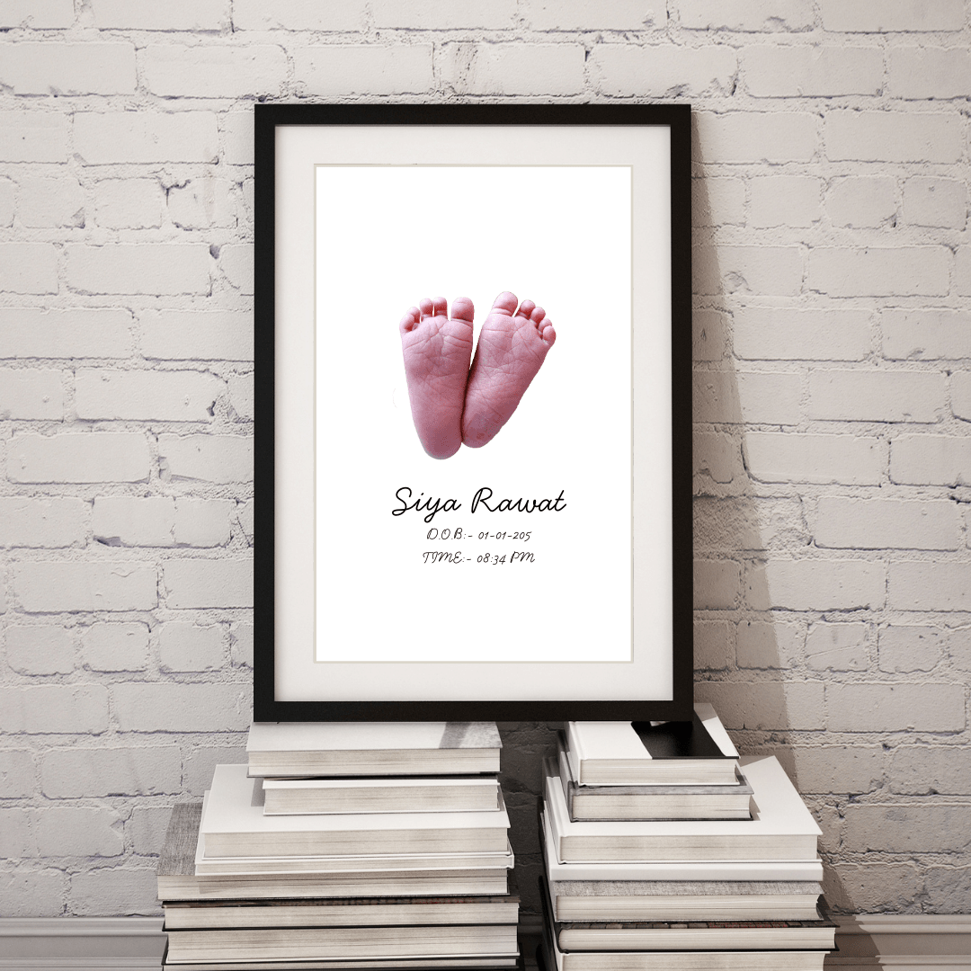 Baby Feet Photo frame (12X18 inches) Decent Articles 