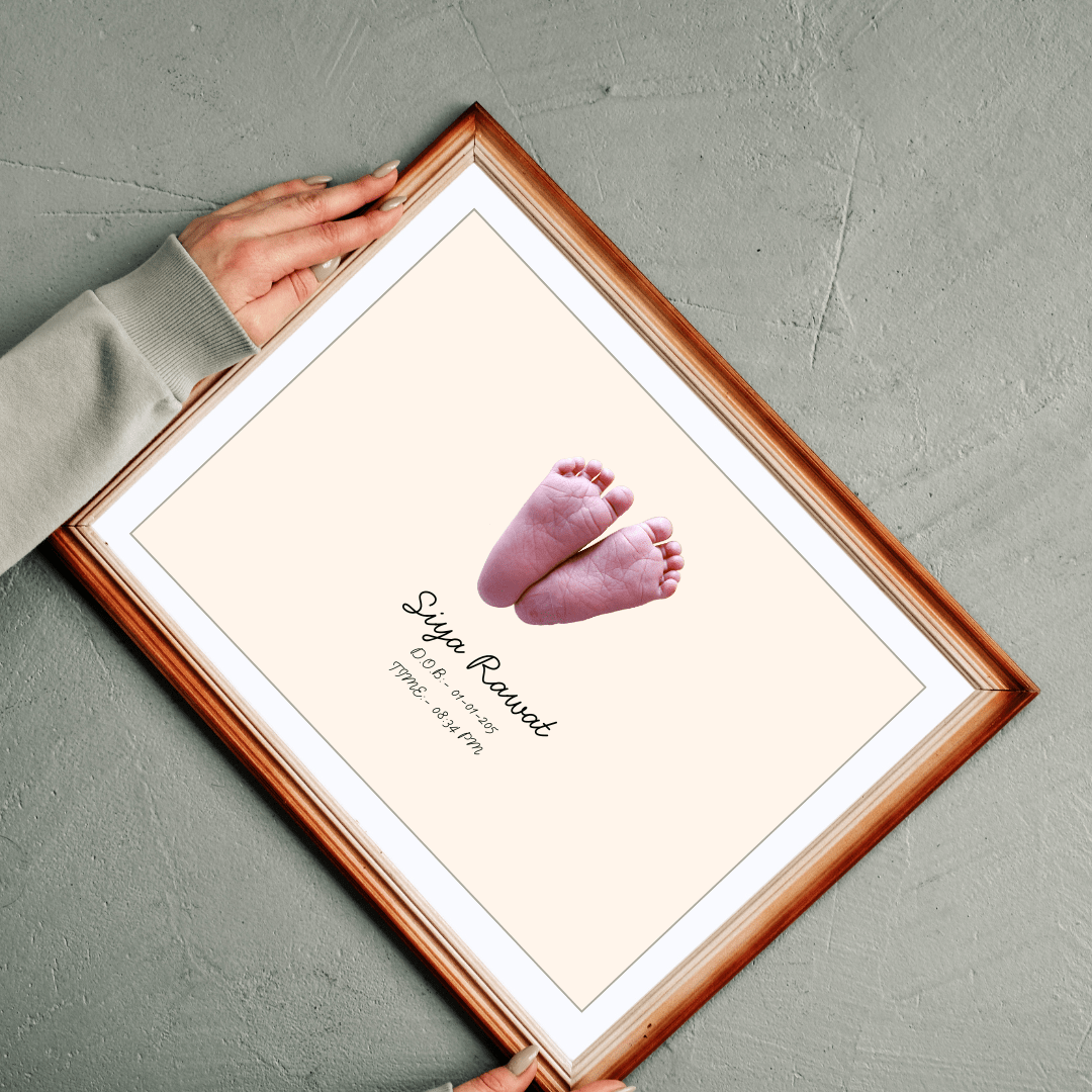 Baby Feet Photo frame (12X18 inches) Decent Articles 