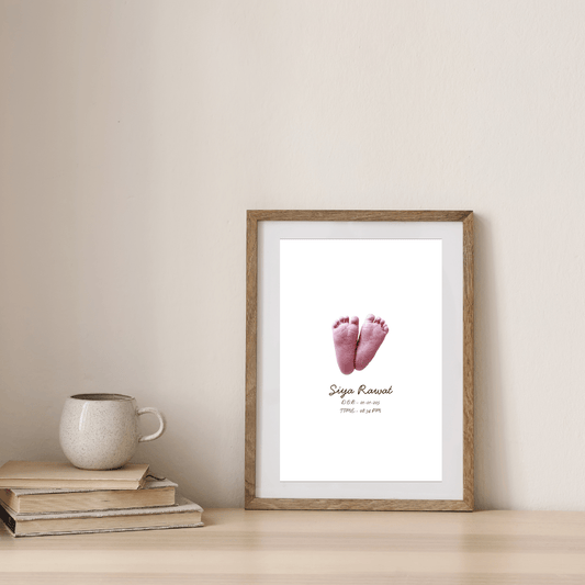 Baby Feet Photo frame (08X12 inches) 2D Photo Frame Decent Articles 