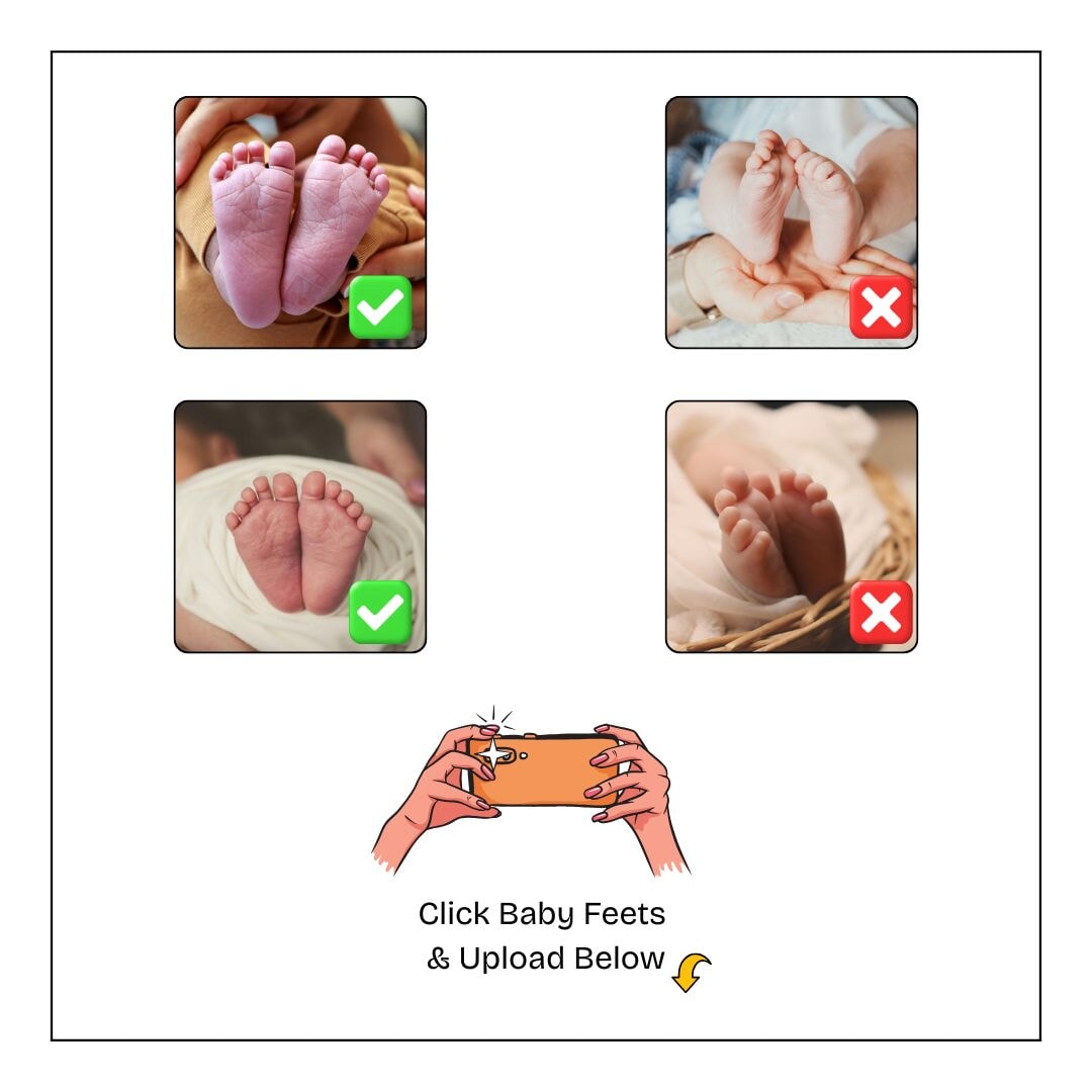 Baby Feet Photo frame (12X18 inches) Decent Articles 
